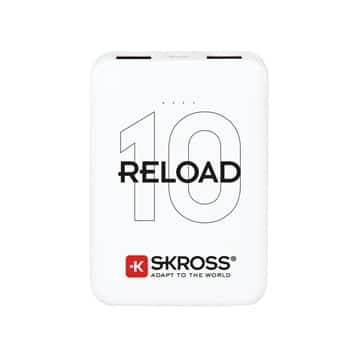 SKROSS Reload10 10000Ah power bank USB/microUSB kábellel, két ki