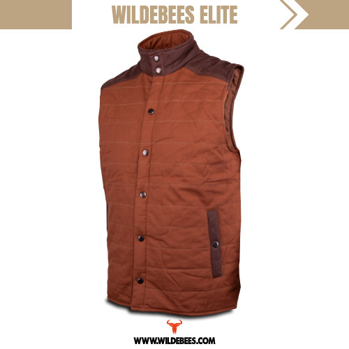 Wildebees Férfi Bélelt Vászon/ Mellény WMA 228