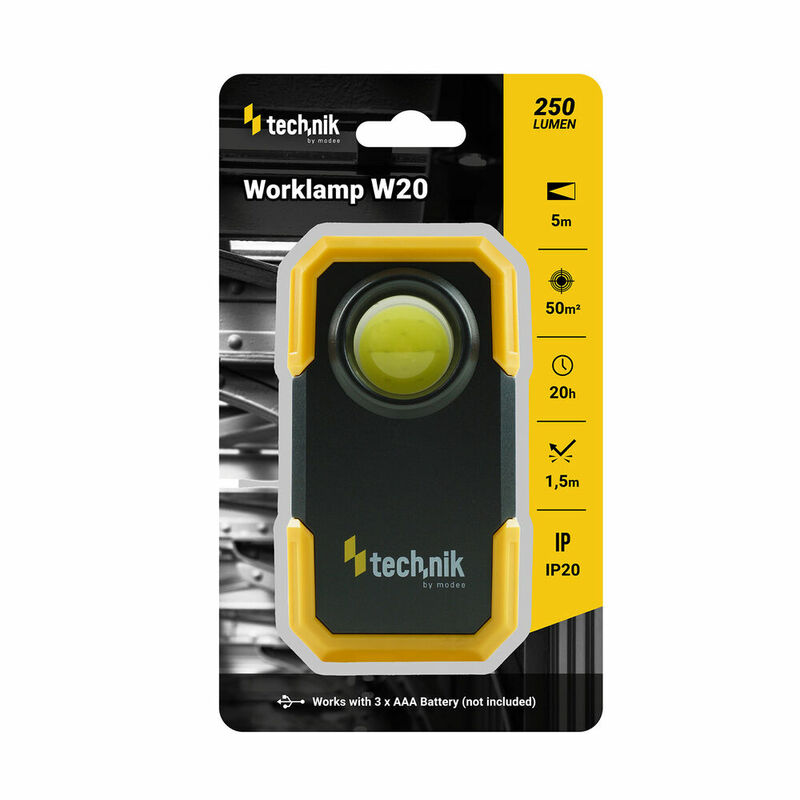 Technik Worklight W20 COB LED munkalámpa – 250 lumen, mágneses t