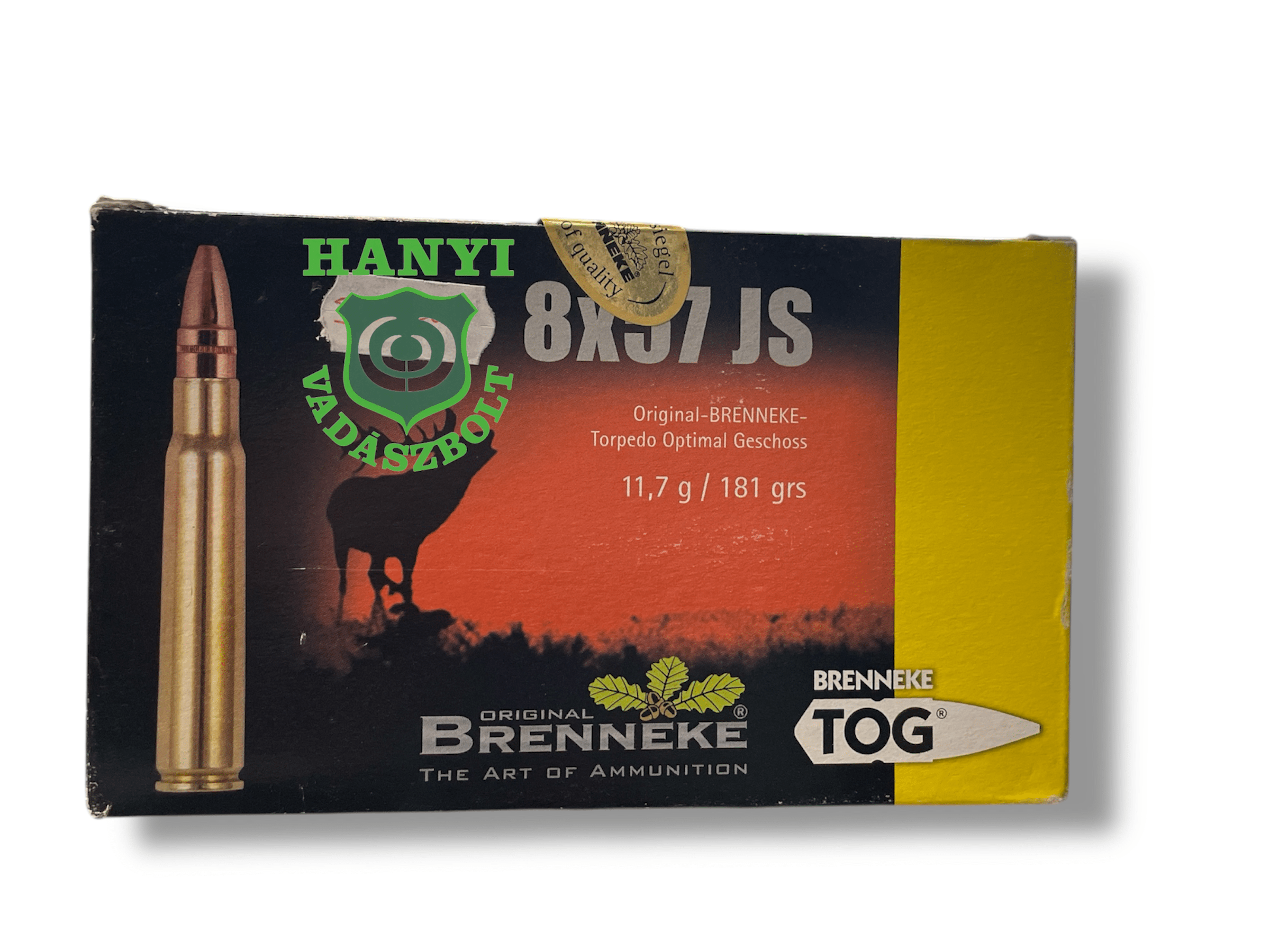 BRENNEKE 8X57 JS TOG 11,7G