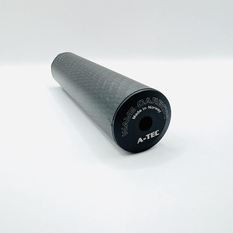 A-Tec Wave Carbon hangtompító, .22 cal., 1/2”-28 UNEF menet, 36d
