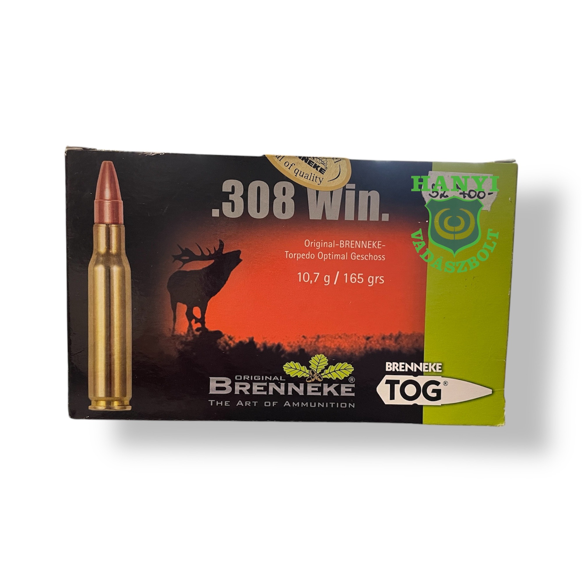 BRENNEKE .308 WIN. TOG 10,7G