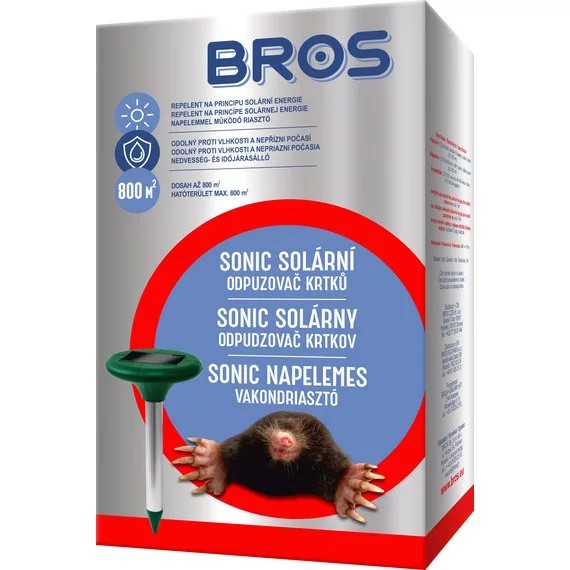 BROS Sonic napelemes vakondriasztó B419