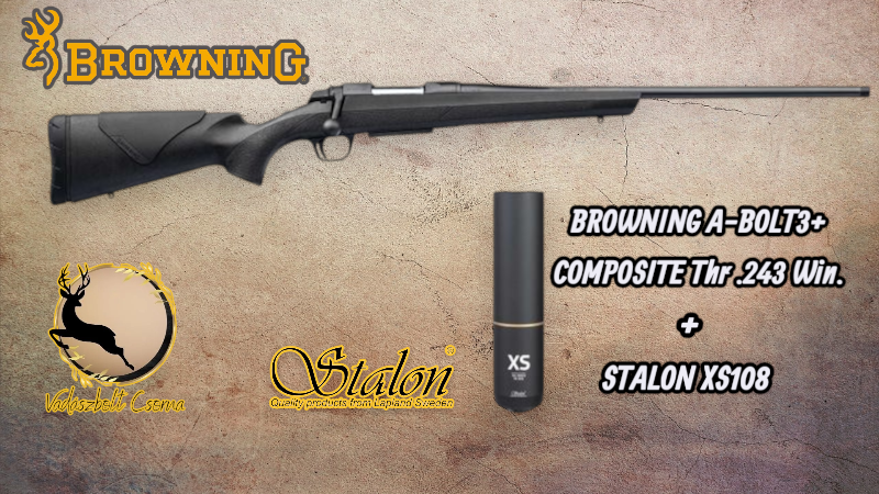 BROWNING A-BOLT3+ COMPOSITE Thr+STALON XS108 Max.30 M14