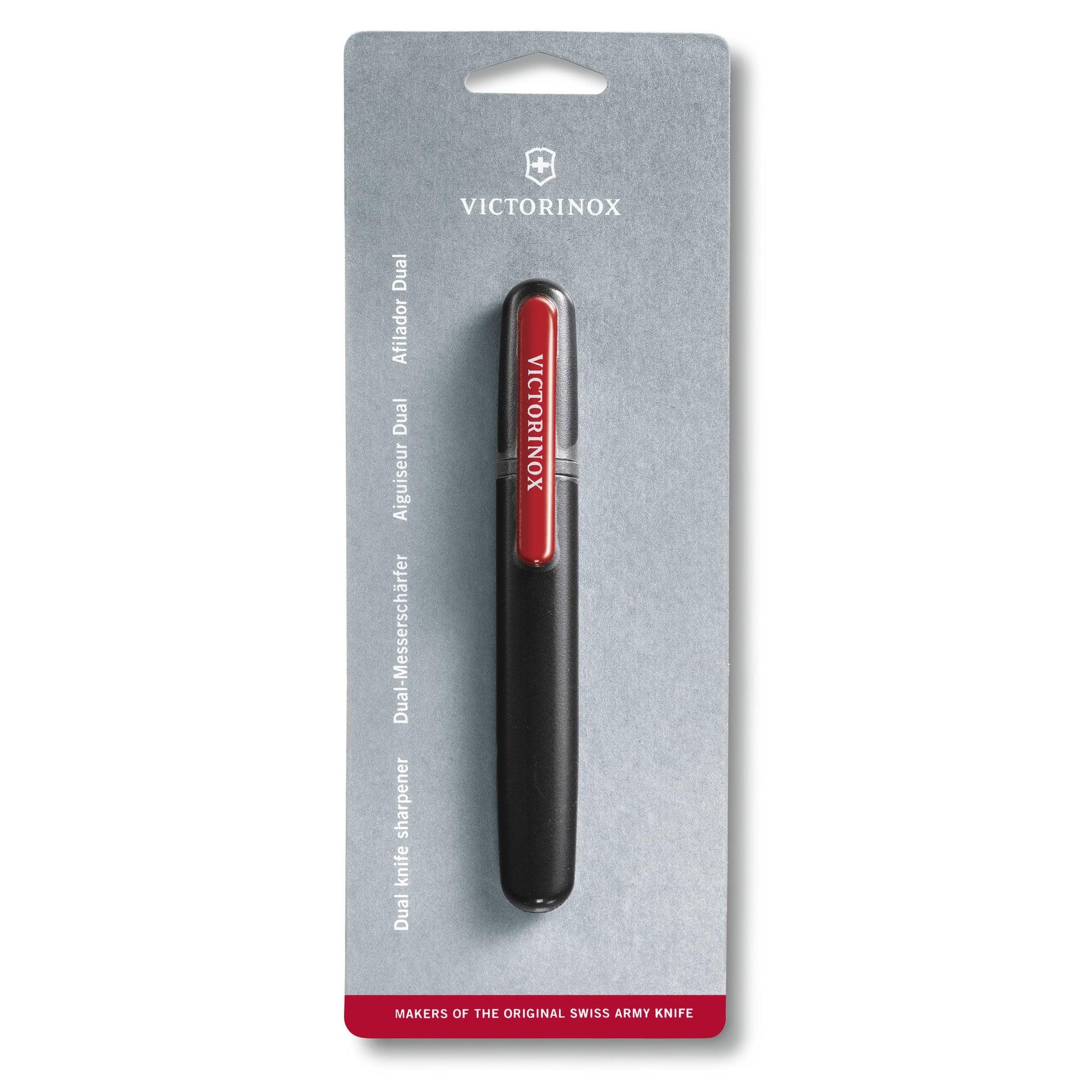 Victorinox Dual késélező – kerámia tárcsás zseb késélező