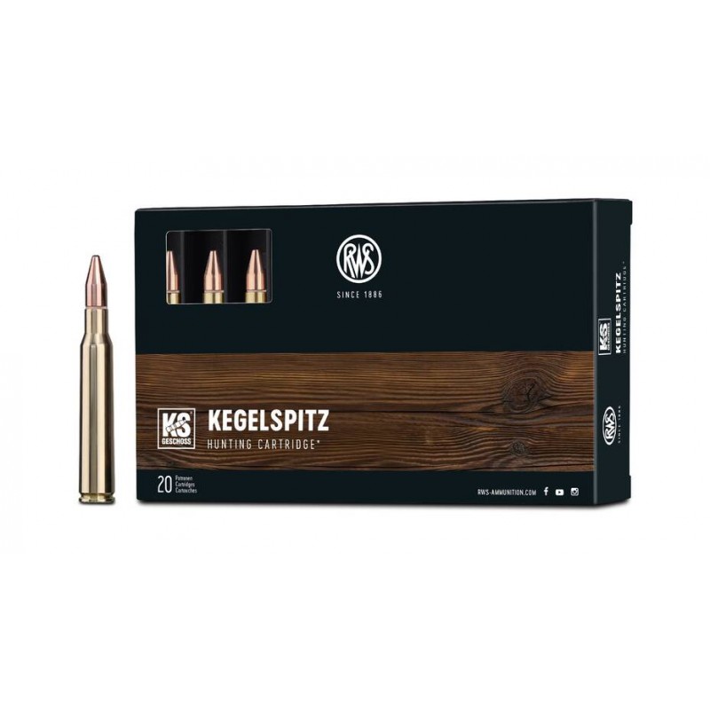 7x64 RWS Kegelspitz Hunting 10,5g/162 gr