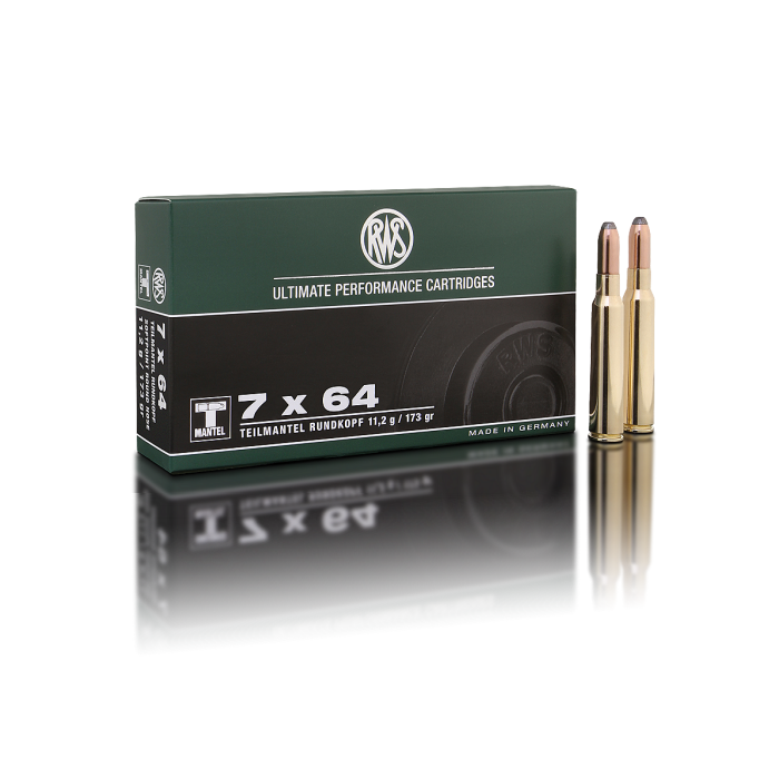RWS 7x64 Teilmantel Rundkopf 11,2 g/173 gr